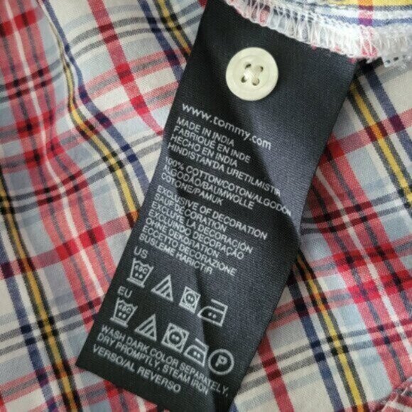 Tommy Hilfiger Plaid Button Down Shirt Women's Size XS - Picture 7 of 11